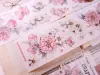 Pre-Order Xiaobaijia Die-Cut Washi Tape - Floral Soft Pink