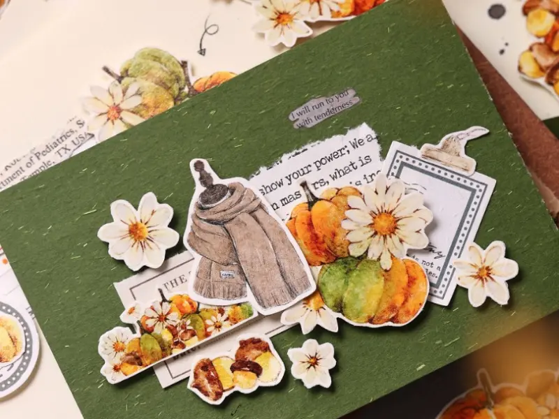 Pre-Order Xiaobaijia Kiss-Cut Washi Tape - Pumpkin Patch
