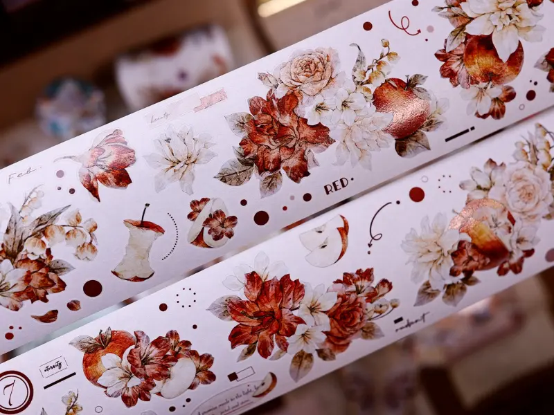 Pre-Order Xiaobaijia Kiss-Cut Washi Tape - Sweet Floral Dream
