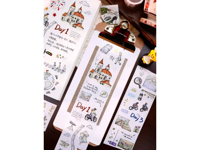 Xiaobaijia Die-Cut Washi Tape - Journey