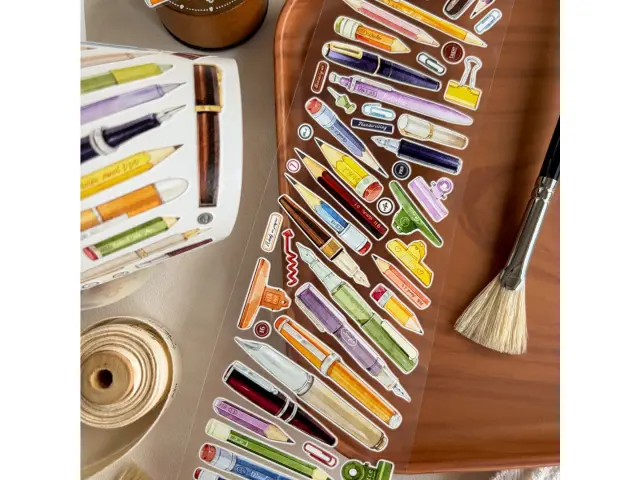 Baicangjia Studio Die-Cut Washi Tape - Among Pens