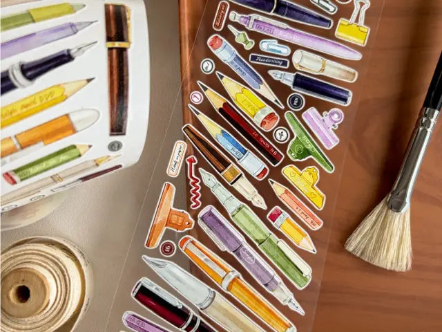 Pre-Order Baicangjia Studio Die-Cut Washi Tape - Among Pens