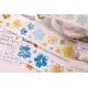 Xiaobaijia Die-Cut Washi Tape - Pastel Flower Town