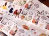 Pre-Order Xiaobaijia Die-Cut PET Tape - Warm Light Leisure
