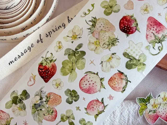 Pre-Order Baicangjia Studio Die-Cut Washi Tape - Wild Charm