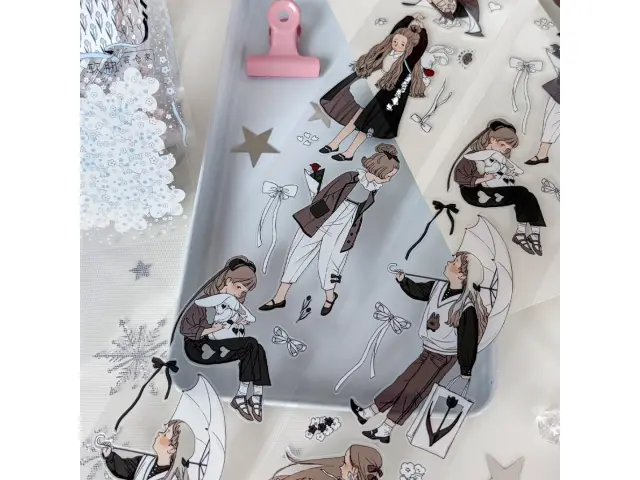 Baicangjia Studio Die-Cut PET Tape - The Incomplete Heart