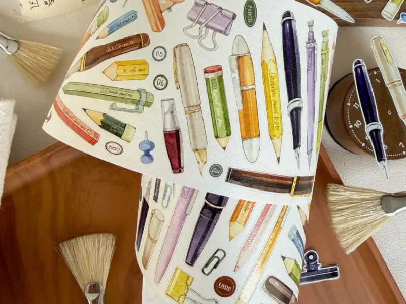 Pre-Order Baicangjia Studio Die-Cut Washi Tape - Among Pens