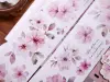 Pre-Order Xiaobaijia Kiss-Cut Washi Tape - Pink Floral Letter