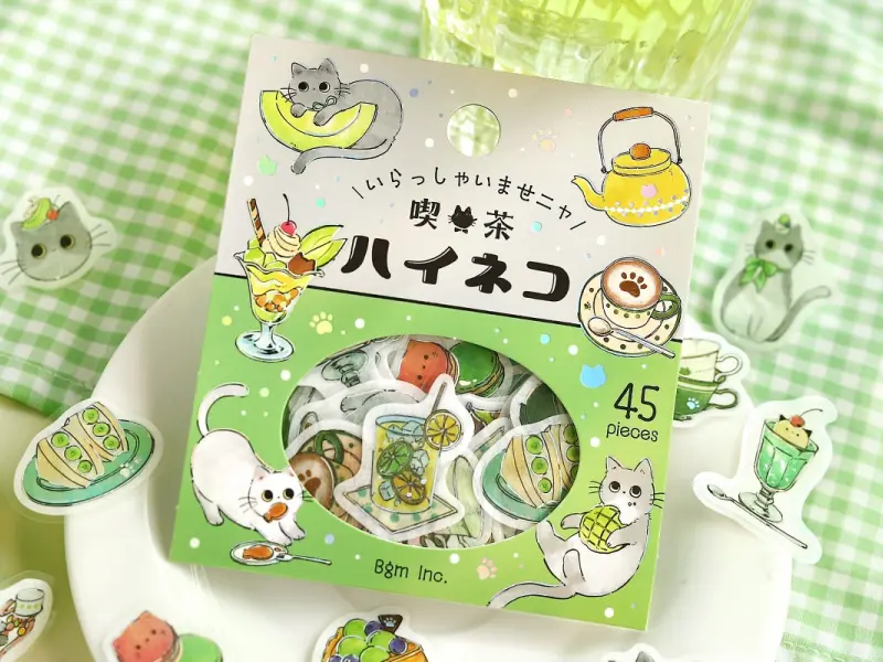BGM Sticker Flakes Welcome, Meow! - Cafe High Neko