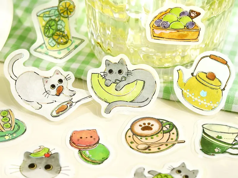 BGM Sticker Flakes Welcome, Meow! - Cafe High Neko