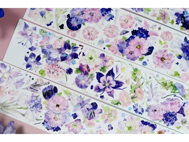 Bailan Studio Washi Tape Sample - Morning Glory