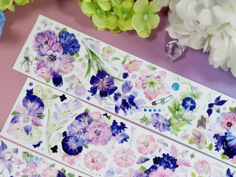 Bailan Studio Washi Tape Sample - Morning Glory