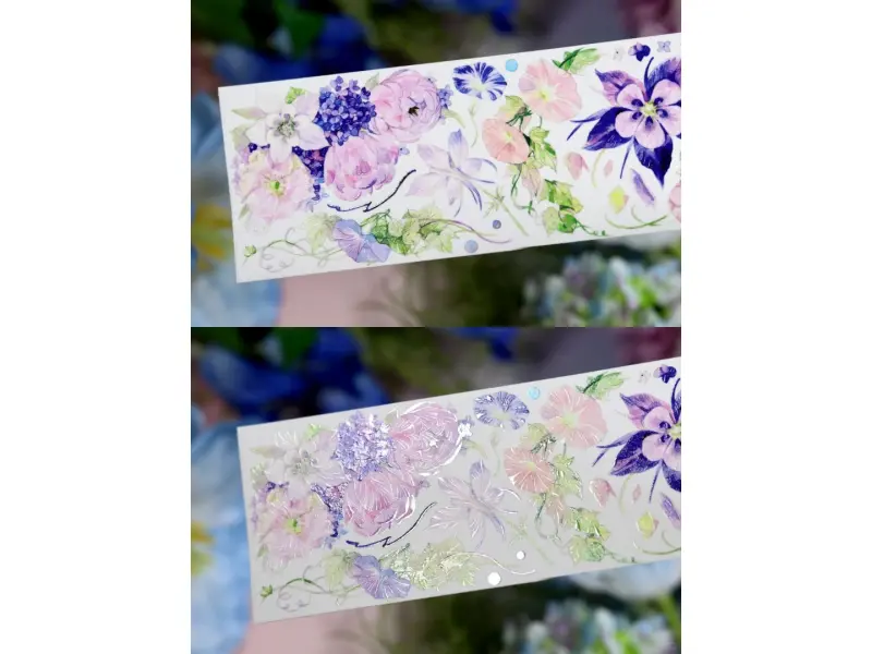 Bailan Studio Washi Tape Sample - Morning Glory