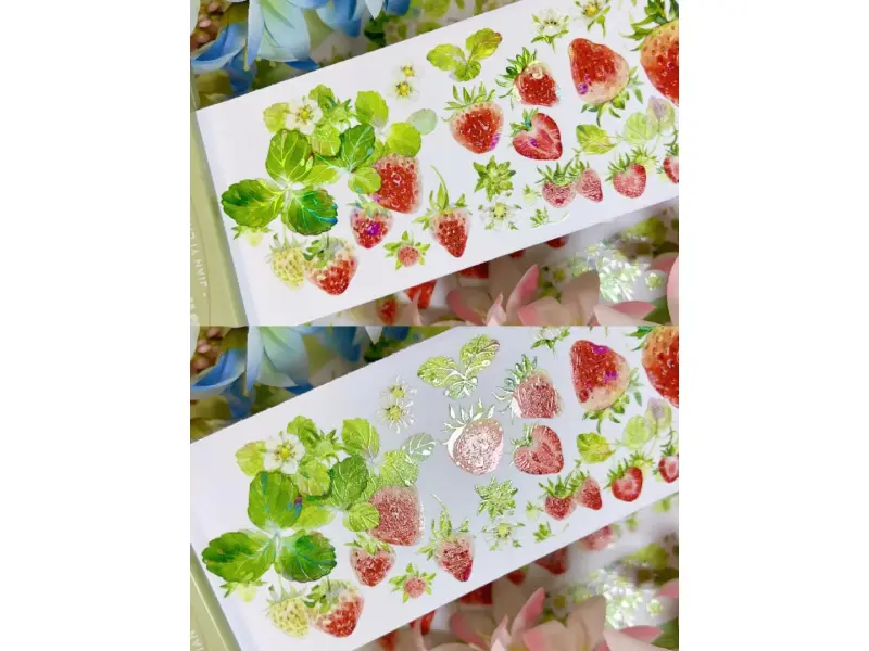 Bailan Studio Washi Tape Sample - Strawberry