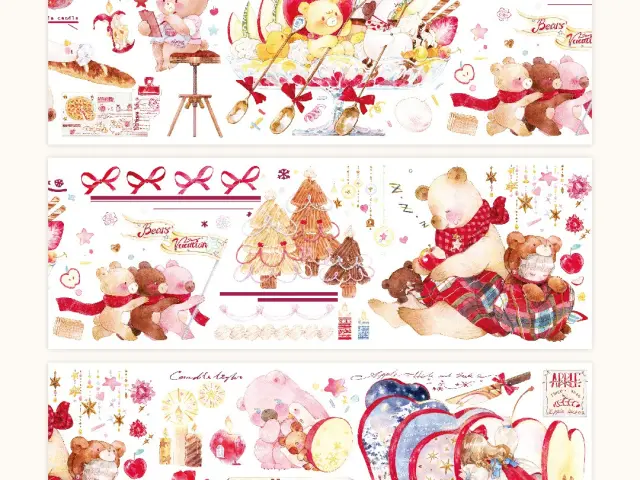 Benchu Studio Washi Tape Sample - Apple Gifts