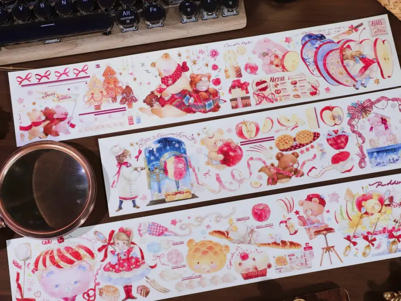 Benchu Studio Washi Tape Sample - Apple Gifts