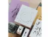 Pre-Order Lin Chia Ning Wooden Rubber Stamp - Bubble Background