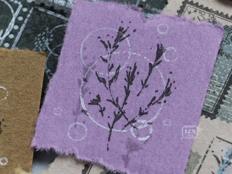 Pre-Order Lin Chia Ning Wooden Rubber Stamp Set - Wild Flower