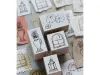 Pre-Order Lin Chia Ning Wooden Rubber Stamp Set - Corner View