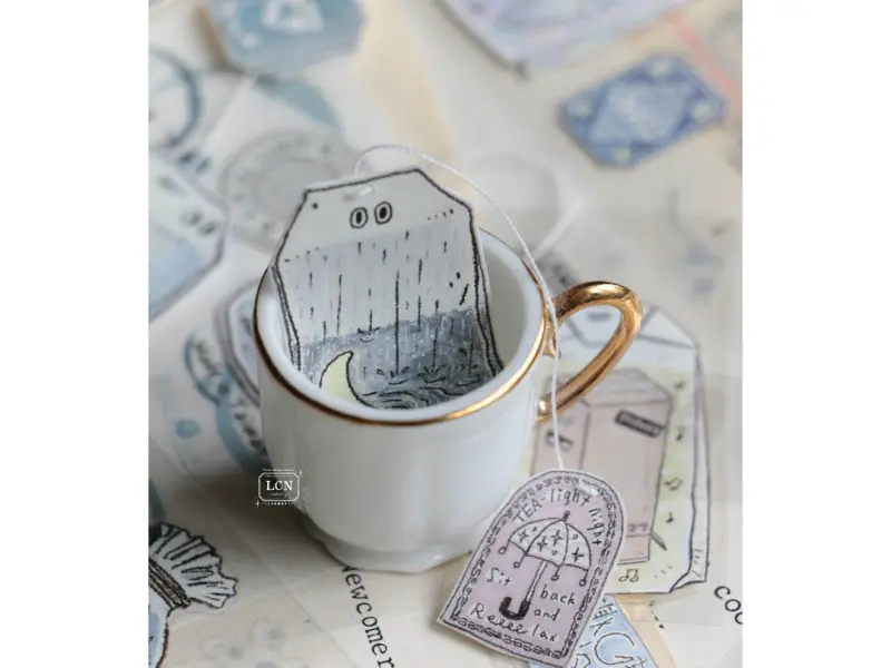 Pre-Order LCN Kiss-Cut PET Tape - Tea Time
