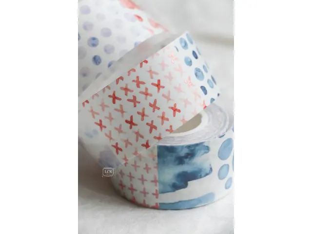 LCN Washi Tape - Watercolor pattern 2