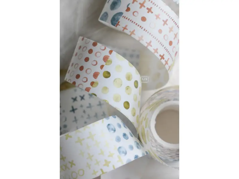 Pre-Order LCN Washi Tape - Watercolor pattern 3