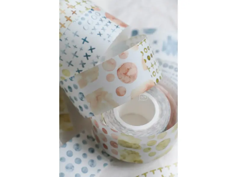 Pre-Order LCN Washi Tape - Watercolor pattern 3
