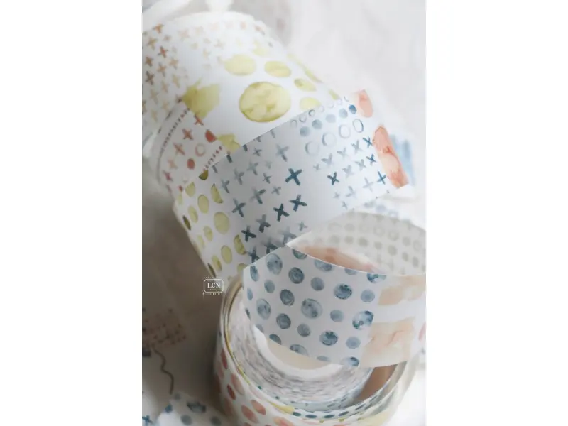 Pre-Order LCN Washi Tape - Watercolor pattern 3