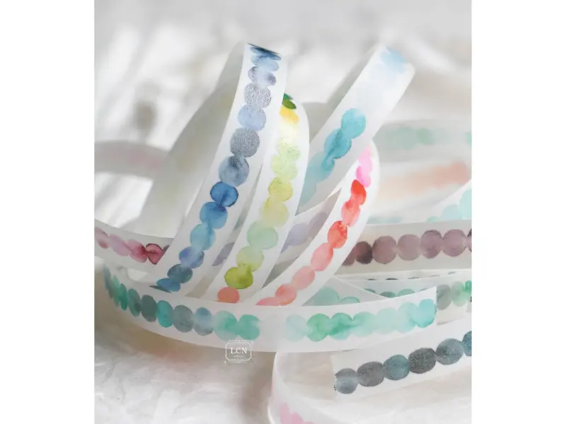 Pre-Order LCN Washi Tape - Watercolor pattern 4