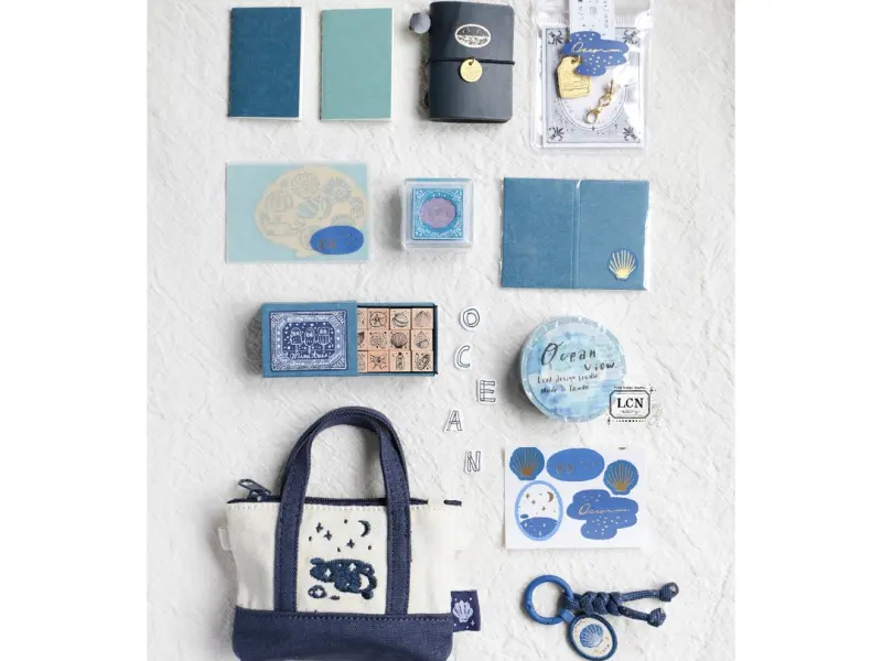 Pre-Order LCN Mini Tote Stationery Set - Big Ocean