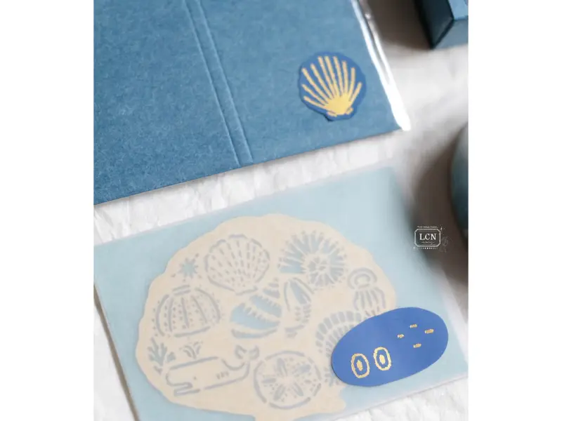 Pre-Order LCN Mini Tote Stationery Set - Big Ocean