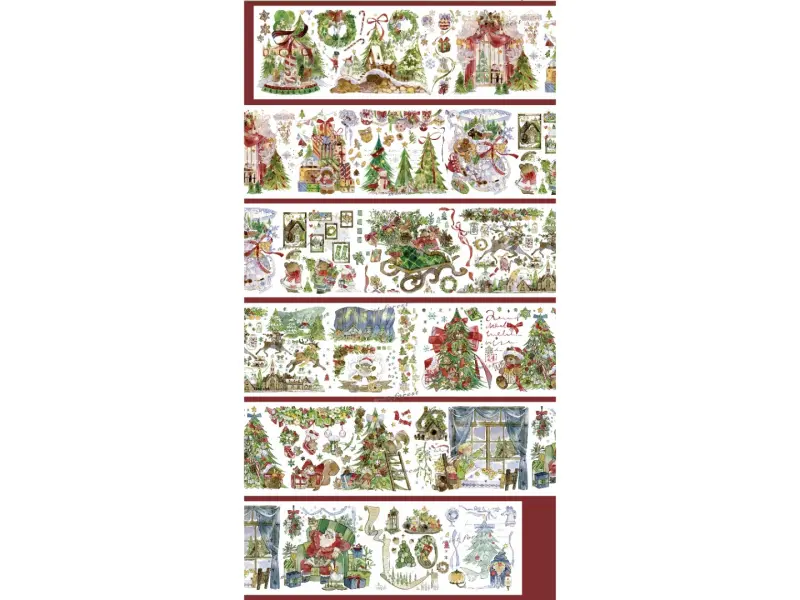 Mist Studio Washi Tape Sample - A Belated Christmas Eve