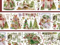 Mist Studio Washi Tape Sample - A Belated Christmas Eve