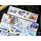 Meowpaji Washi Tape Sample - The Snow Falls Silently