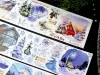 Meowpaji Washi Tape Sample - The Snow Falls Silently