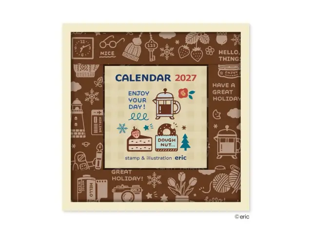 Eric Day To Day 2027 Tear-Off Calendar - Color