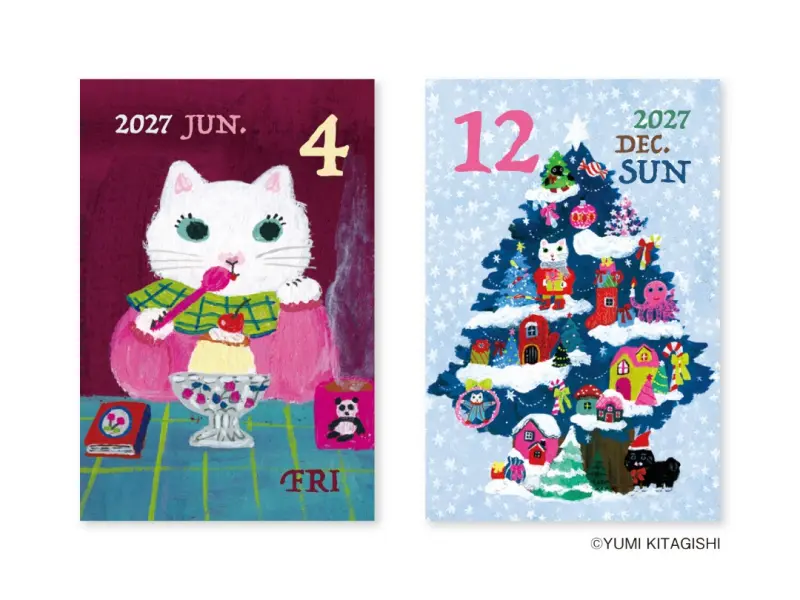 Pre-Order Yumi Kitagishi Mini Daily Calendar