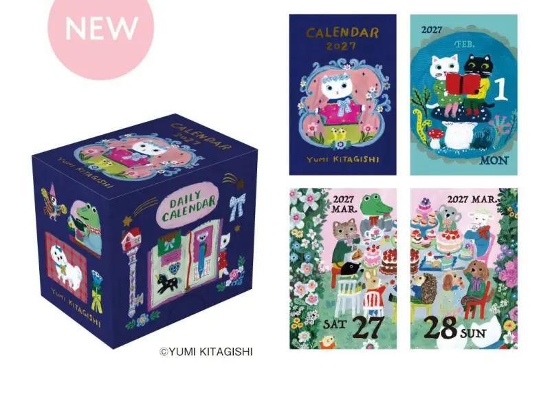 Pre-Order Yumi Kitagishi Mini Daily Calendar