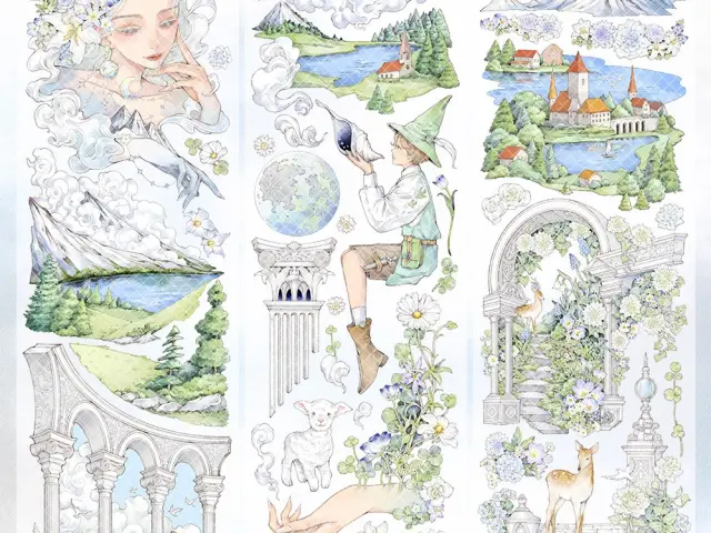 Glacier Museum Washi Tape Sample - Journey to Fimbul