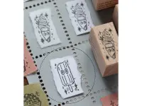 Pre-Order Lin Chia Ning Wooden Rubber Stamp - Popsicle