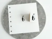 Pre-Order Yohaku Rubber Stamp S-133 - Penguin