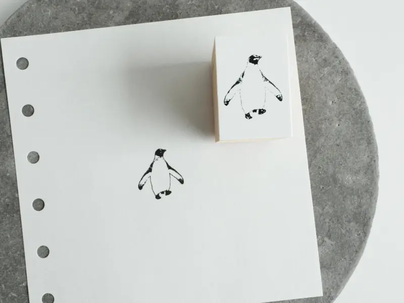 Pre-Order Yohaku Rubber Stamp S-134 - Winter Hibernation