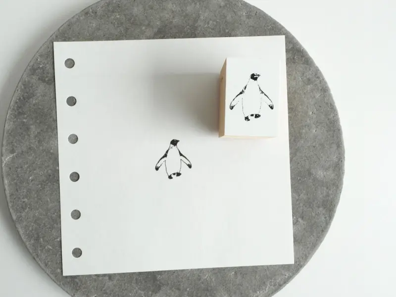 Pre-Order Yohaku Rubber Stamp S-134 - Winter Hibernation