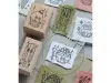 Pre-Order Lin Chia Ning Wooden Rubber Stamp - Shaved Ice With Toppings