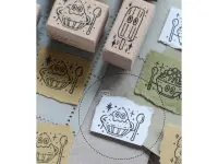 Pre-Order Lin Chia Ning Wooden Rubber Stamp - Shaved Snow