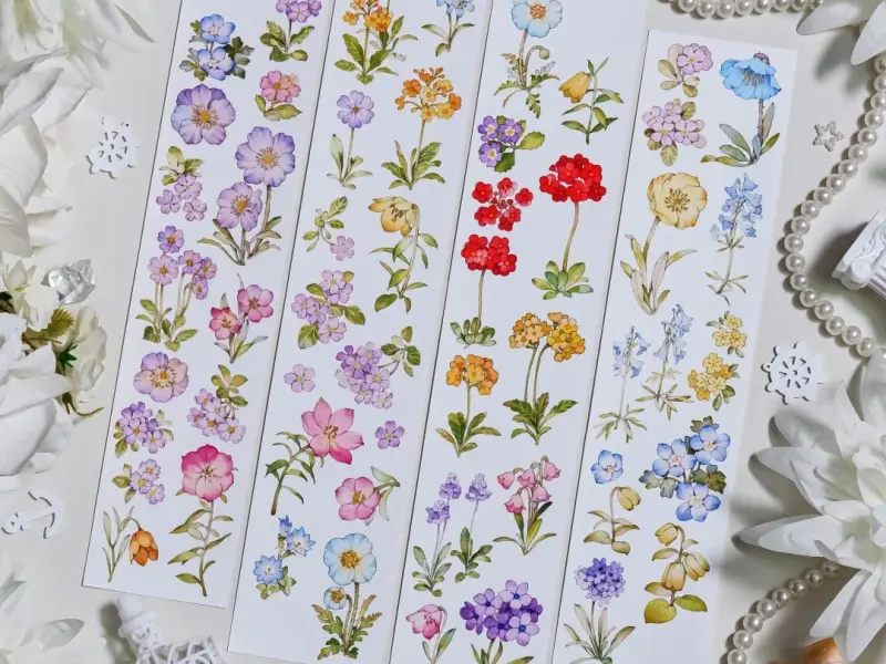 Shine Studio Washi Tape Sample - Fields Of Wind And Flowers