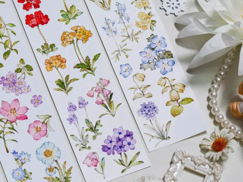 Shine Studio Washi Tape Sample - Fields Of Wind And Flowers
