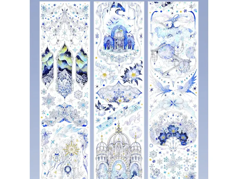Shine Studio PET Tape Sample - Snow Kiss