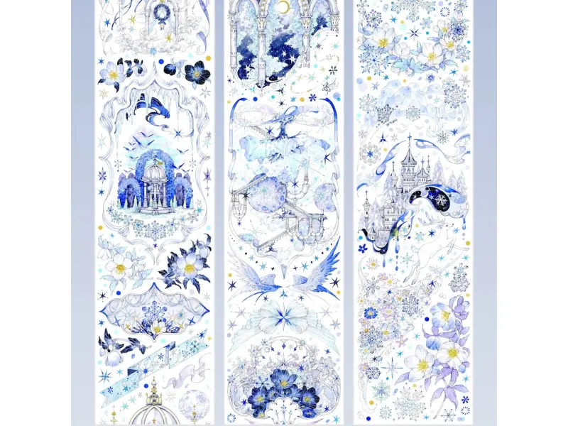 Shine Studio PET Tape Sample - Snow Kiss