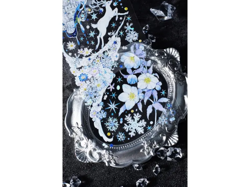 Shine Studio PET Tape Sample - Snow Kiss